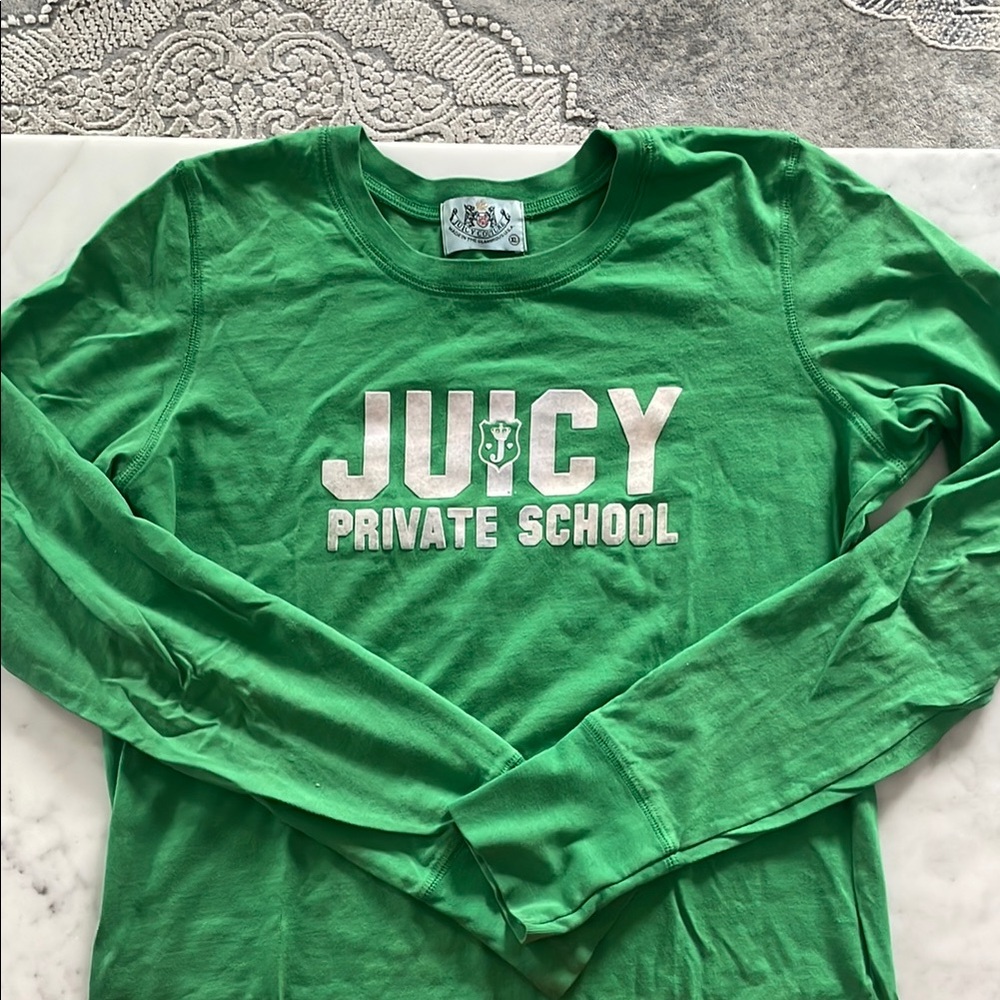 Green juicy couture shirt - Picture 1 of 3